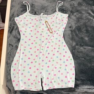 SKIMS Heart Print Romper